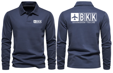 BKK AIRPORT LONG SLEEVE POLO